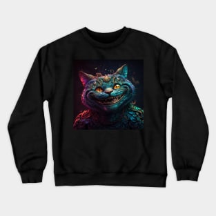 Trippy cat Crewneck Sweatshirt